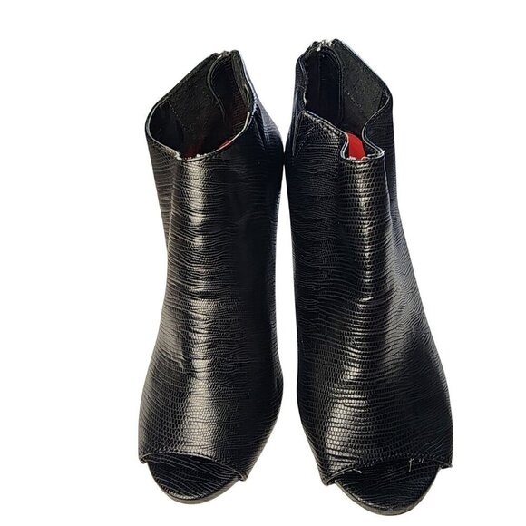 Ann Marino Dressy Stiletto Ankle Shooties Black Women's Size 7.5 - Picture 5 of 16